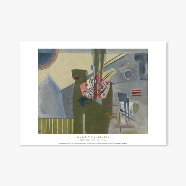 현대작가 포스터 갤러리 액자 105 Wassily Kandinsky Rosa im Grau 바실리 칸딘스키