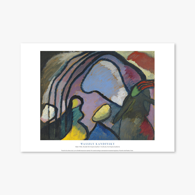 현대작가 포스터 갤러리 액자 116 Wassily Kandinsky Studie fur Improvisation 10 바실리 칸딘스키