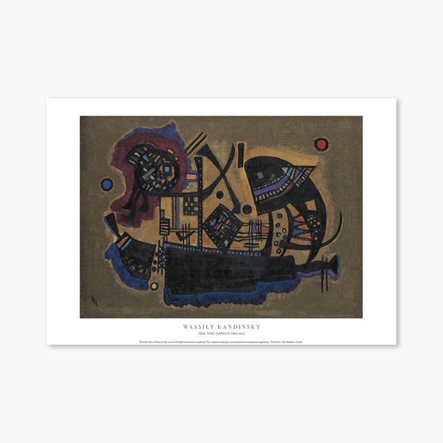 현대작가 포스터 갤러리 액자 041 Wassily Kandinsky Geflecht (Woven) 바실리 칸딘스키