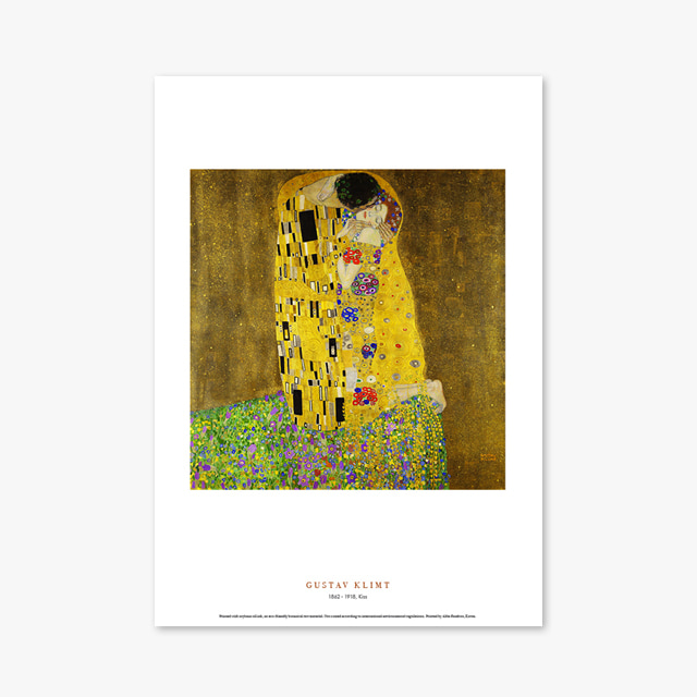 [7/6 오늘의그림](명화 포스터 액자) 004_Gustav Klimt_Kiss_구스타프 클림트