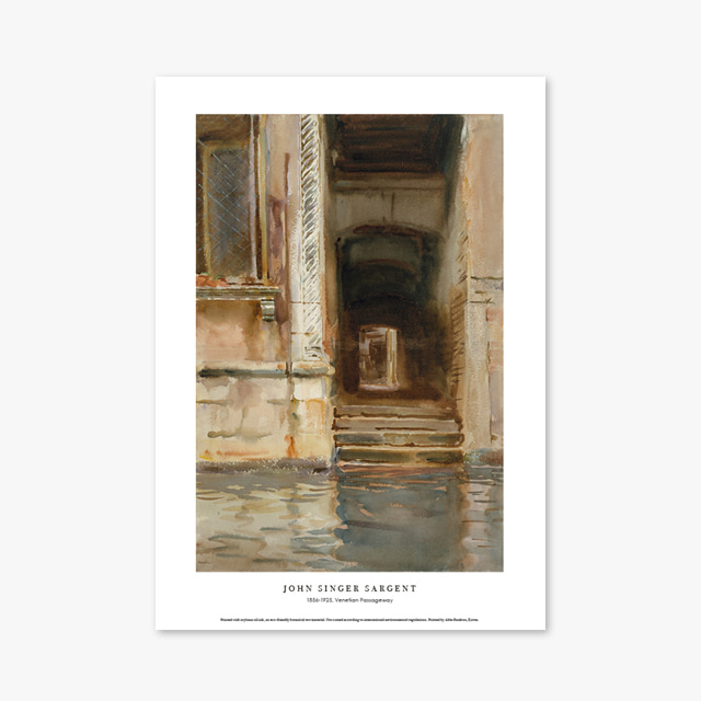 [7/13 오늘의그림] 009_John Singer Sargent_Venetian Passageway_존 싱어 사전트