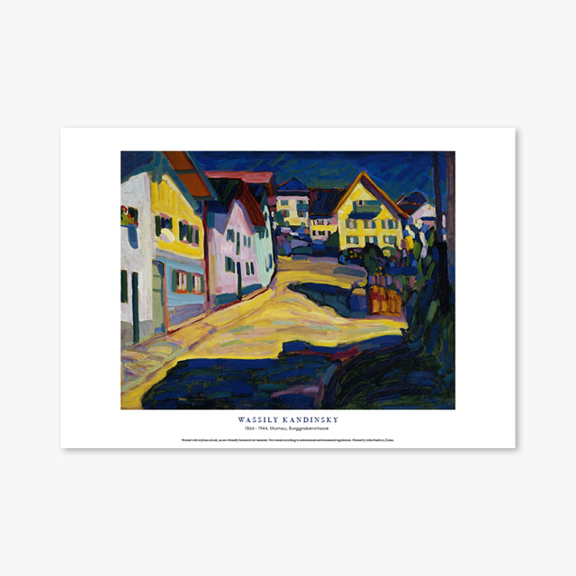현대작가 포스터 갤러리 액자 005 Wassily Kandinsky Murnau Burggrabenstrasse 바실리 칸딘스키