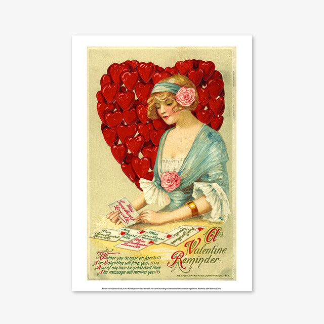 004_Vintage Art Posters_A_Valentine_Reminder (빈티지 아트 포스터)