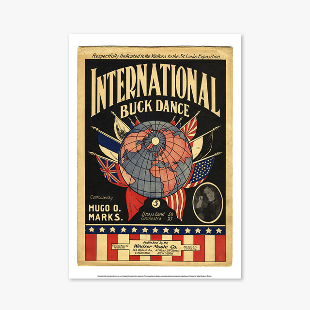 022_Vintage Art Posters_International buck dance (빈티지 아트 포스터)
