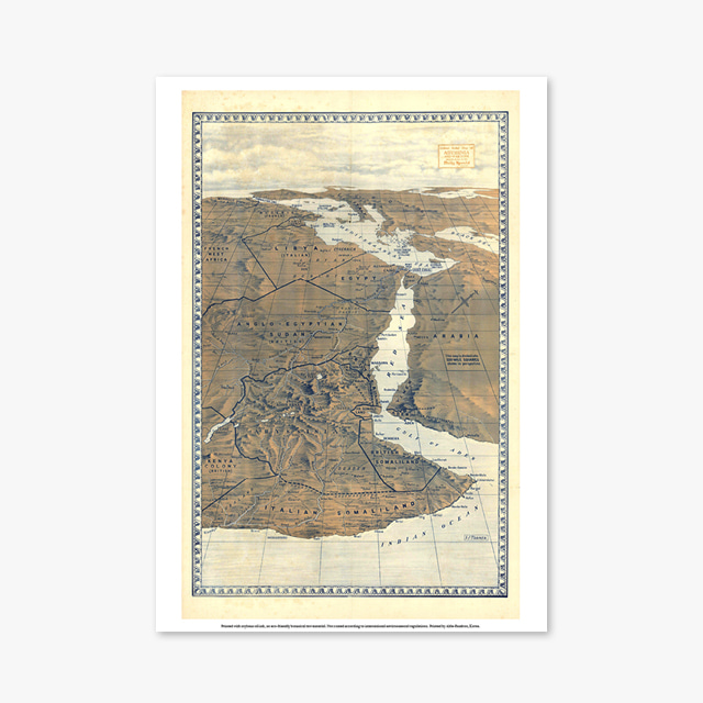 036_Vintage Art Posters_19th OLD MAP (빈티지 아트 포스터)