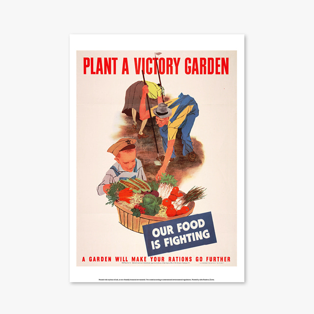 037_Vintage Art Posters_PLANT A VICTORY GARDEN (빈티지 아트 포스터)