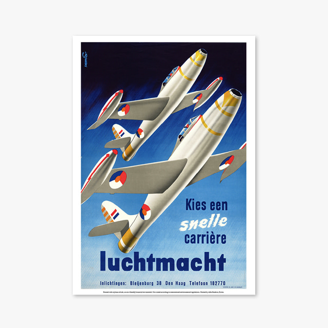 099_Vintage Art Posters_LUCHTMACHT (빈티지 아트 포스터)