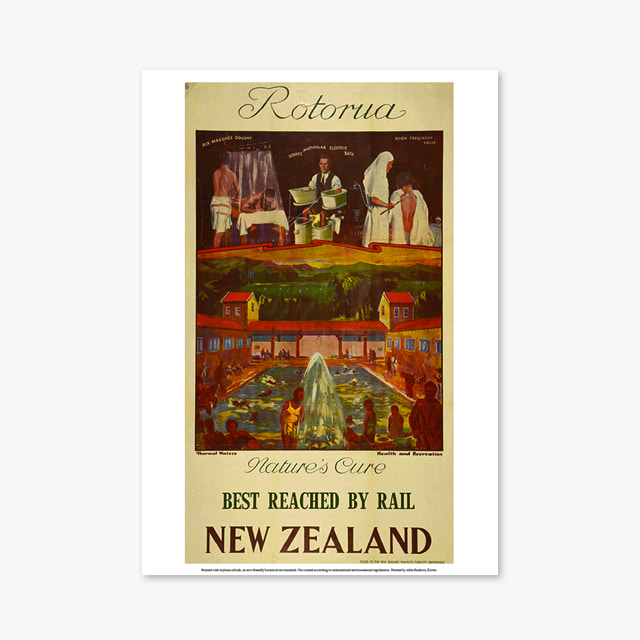 빈티지 아트 포스터 1015_Vintage Art Posters_New_Zealand_Railway 1932 (빈티지 아트 포스터)