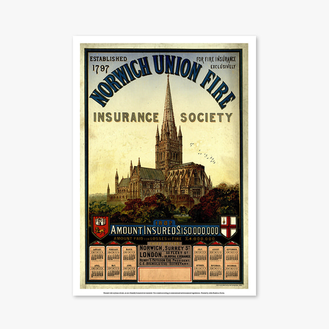 빈티지 아트 포스터 1022_Vintage Art Posters_norwich_union_fire_calendar_or_almanack_1882 (빈티지 아트 포스터)