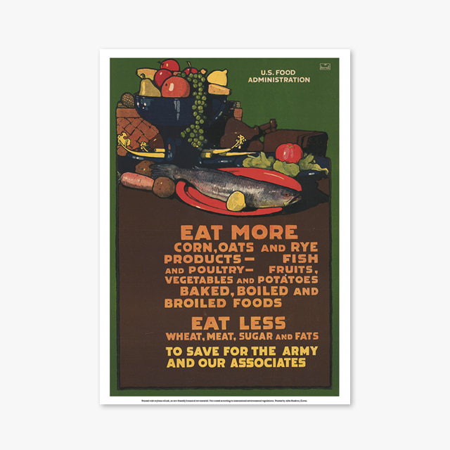 110_Vintage Art Posters_EAT MORE (빈티지 아트 포스터)