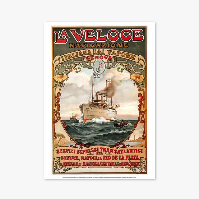 116_Vintage Art Posters_LA VELOCE (빈티지 아트 포스터)