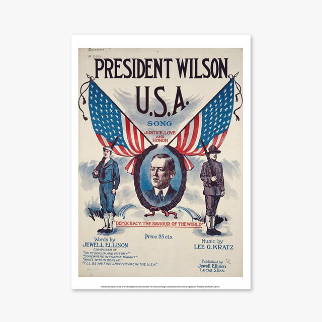 142_Vintage Art Posters_PRESDENT WILSON (빈티지 아트 포스터)