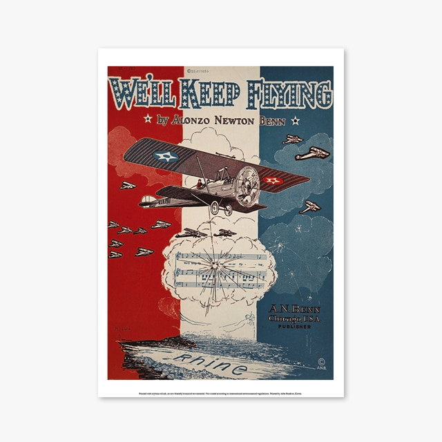 144_Vintage Art Posters_WELL KEEP FLYING (빈티지 아트 포스터)