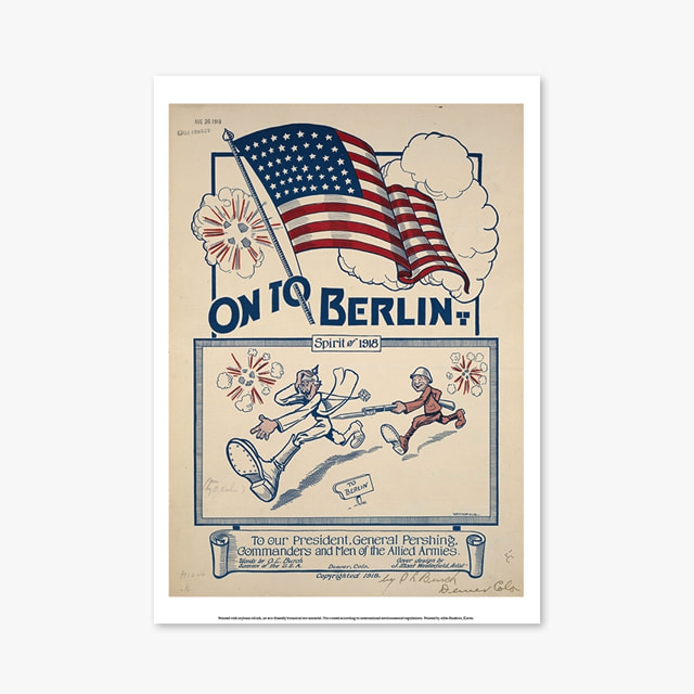 145_Vintage Art Posters_ON TO BERLIN (빈티지 아트 포스터)