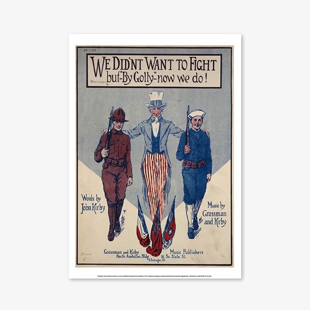 152_Vintage Art Posters_We didnt want to Fight (빈티지 아트 포스터)