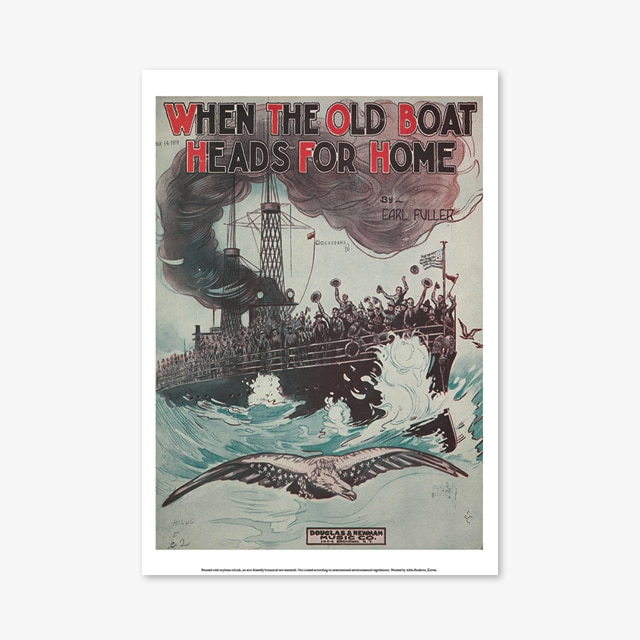 155_Vintage Art Posters_THE OLD BOAT (빈티지 아트 포스터)