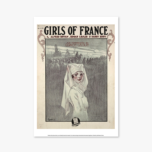 158_Vintage Art Posters_GIRLS OF FRANCE (빈티지 아트 포스터)