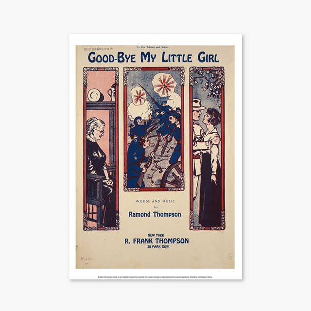 160_Vintage Art Posters_Good Bye My Little Girl (빈티지 아트 포스터)