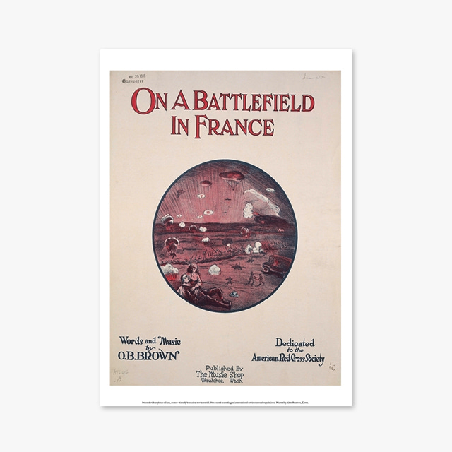 166_Vintage Art Posters_ON A BATTLEFIELD IN FRANCE (빈티지 아트 포스터)