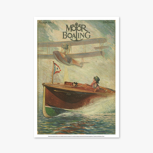 185_Vintage Art Posters_MOTOR BOATING (빈티지 아트 포스터)
