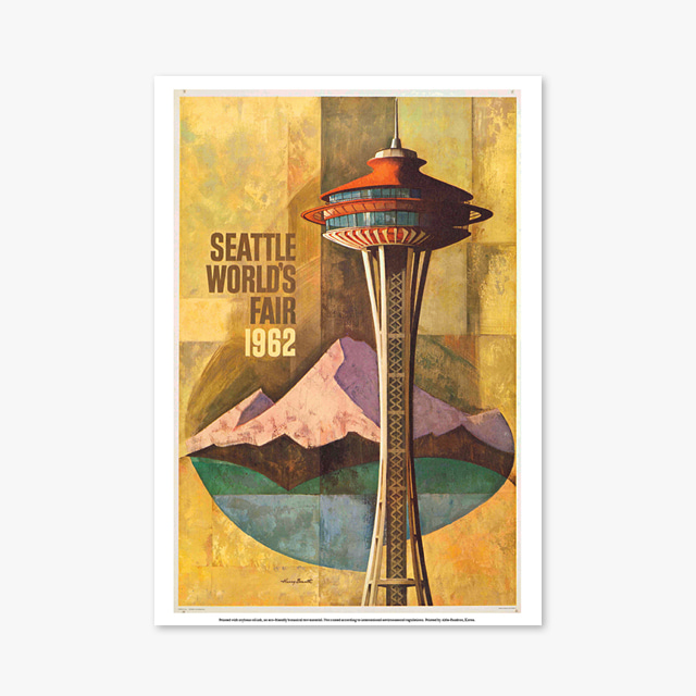 216_Vintage Art Posters_SEATTLE WORLDS