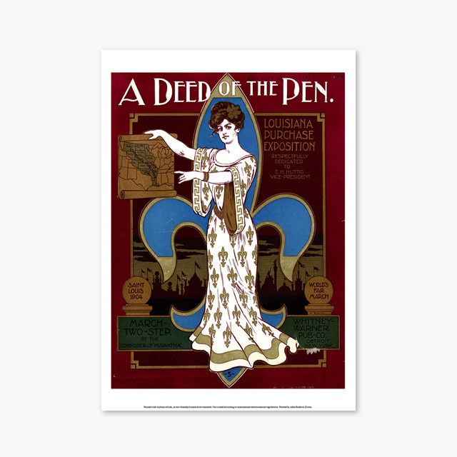 223_Vintage Art Posters_A DEED OF THE DEN (빈티지 아트 포스터)