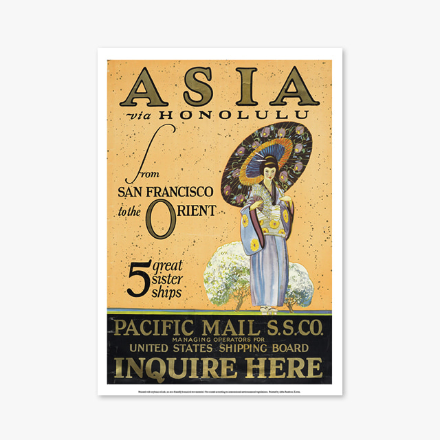 240_Vintage Art Posters_Asia_via_Honolulu (빈티지 아트 포스터)