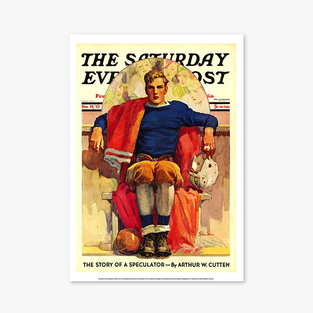 257_Vintage Art Posters_The SATURDAY