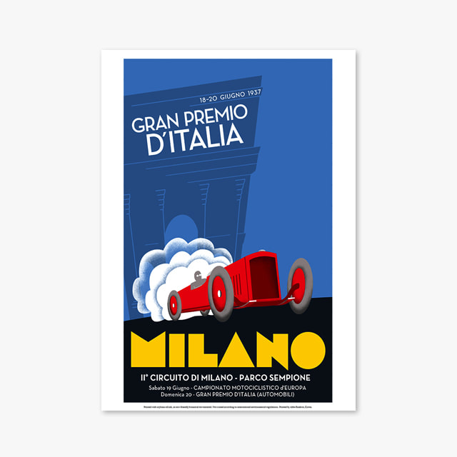 271_Vintage Art Posters_GRAN PREMIO DITALIA (빈티지 아트 포스터)