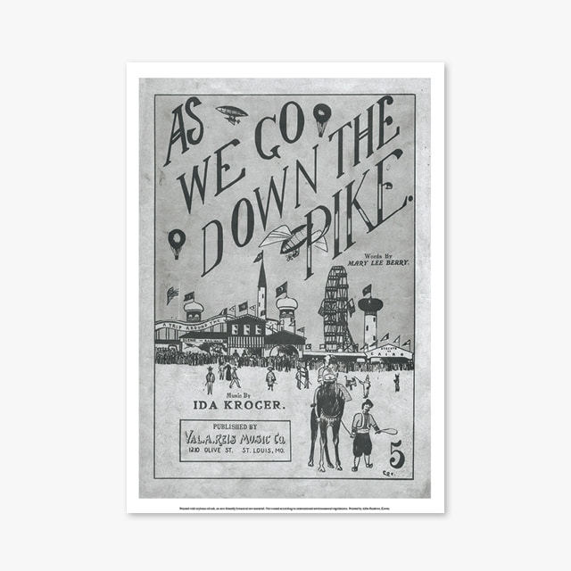 304_Vintage Art Posters_We go down the pike (빈티지 아트 포스터)