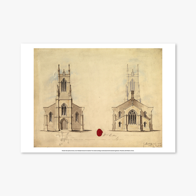 614_Vintage Art Posters_The Proposed Church (빈티지 아트 포스터)