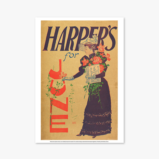 622_Vintage Art Posters_HAPPERS illustration (빈티지 아트 포스터)