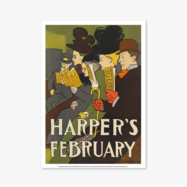 654_Vintage Art Posters_HAPPERS illustration (빈티지 아트 포스터)