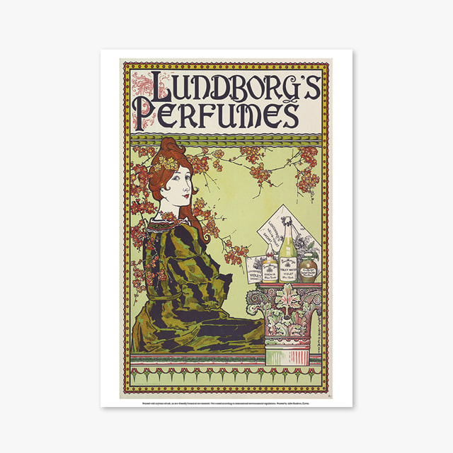678_Vintage Art Posters_Lundborgs Perfumes (빈티지 아트 포스터)
