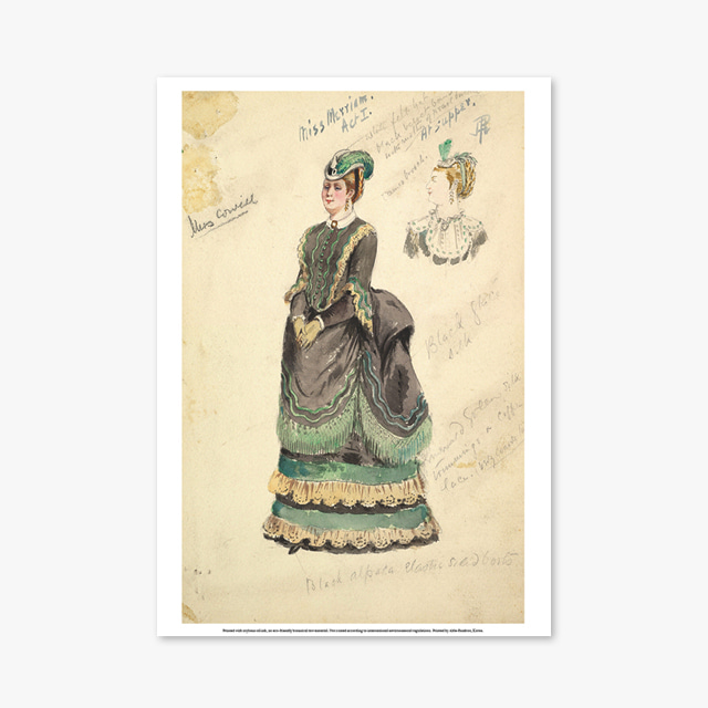 702_Vintage Art Posters_19th century Design for DRESS (빈티지 아트 포스터)