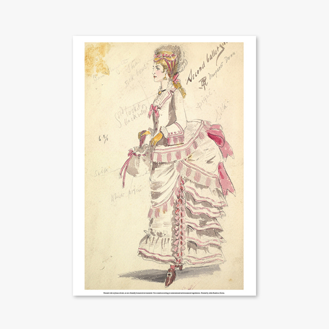 704_Vintage Art Posters_19th century Design for DRESS (빈티지 아트 포스터)