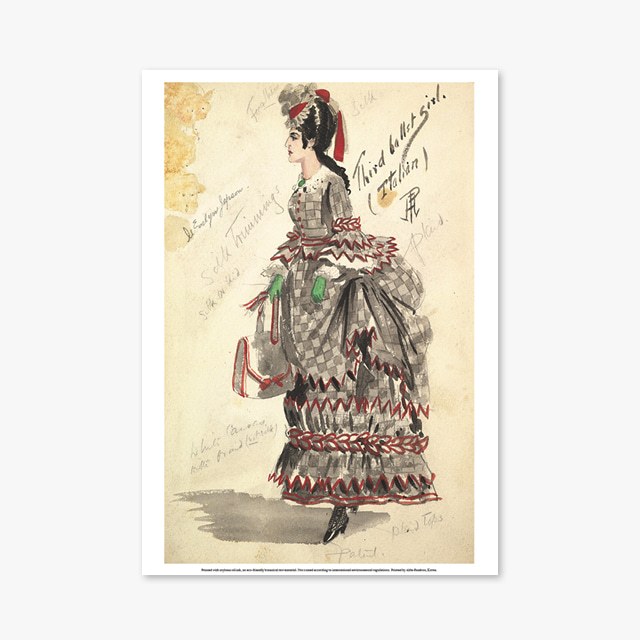 705_Vintage Art Posters_19th century Design for DRESS (빈티지 아트 포스터)