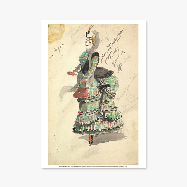 710_Vintage Art Posters_19th century Design for DRESS (빈티지 아트 포스터)
