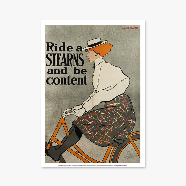 838_Vintage Art Posters_Ride a STEARNS (빈티지 아트 포스터)