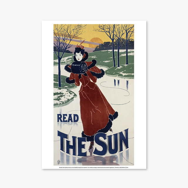 839_Vintage Art Posters_READ The SUN (빈티지 아트 포스터)