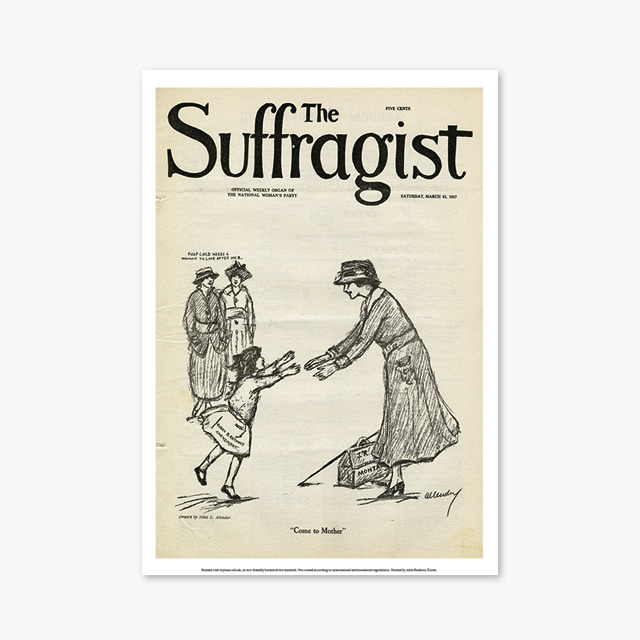 871_Vintage Art Posters_THE Suffragist (빈티지 아트 포스터)