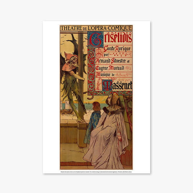 883_Vintage Art Posters_Jules_Massenet_Grise lidis_Original (빈티지 아트 포스터)