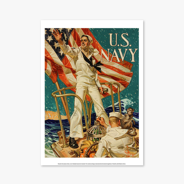 897_Vintage Art Posters_Hailing-You-For-The-U.S.-Navy (빈티지 아트 포스터)