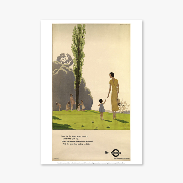 911_Vintage Art Posters_Away to th green (빈티지 아트 포스터)