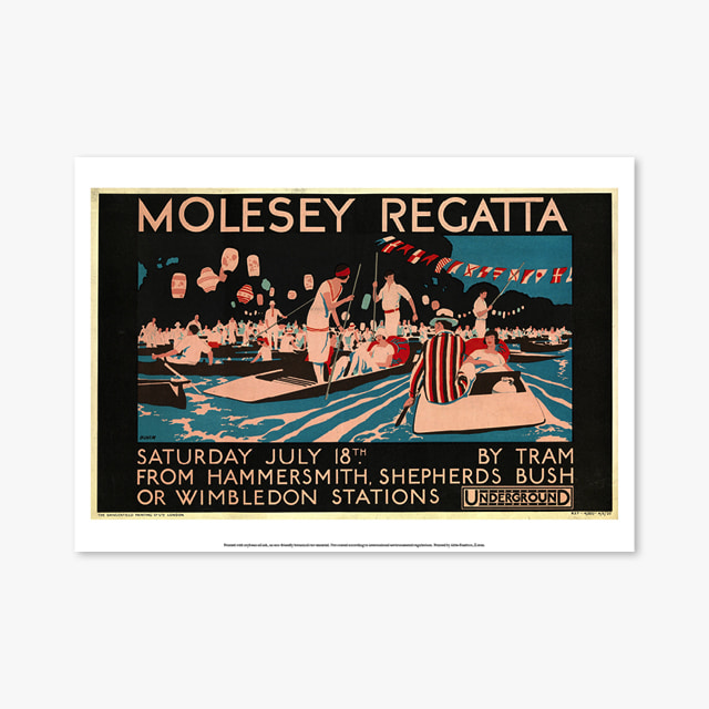 916_Vintage Art Posters_Molesey Regatta (빈티지 아트 포스터)