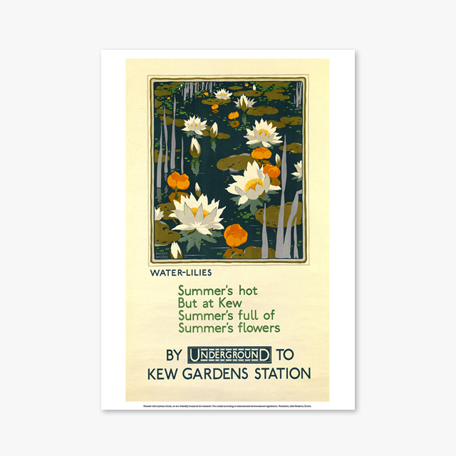 918_Vintage Art Posters_WATER LILIES (빈티지 아트 포스터)