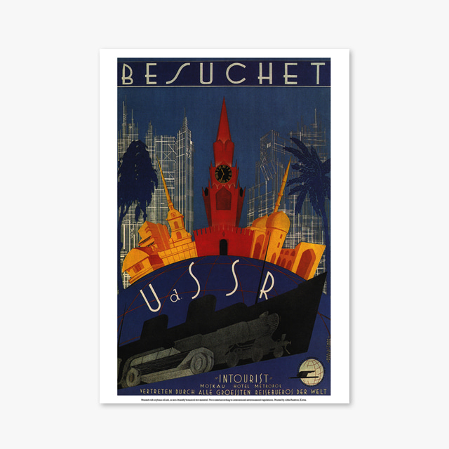 936_Vintage Art Posters_intourist-poster-soviet-union (빈티지 아트 포스터)