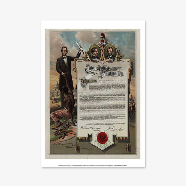 941_Vintage Art Posters_the_Emancipation_Proclamation (빈티지 아트 포스터)
