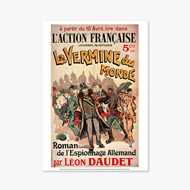 965_Vintage Art Posters_L&#039;Action_franc aise-1918 (빈티지 아트 포스터)